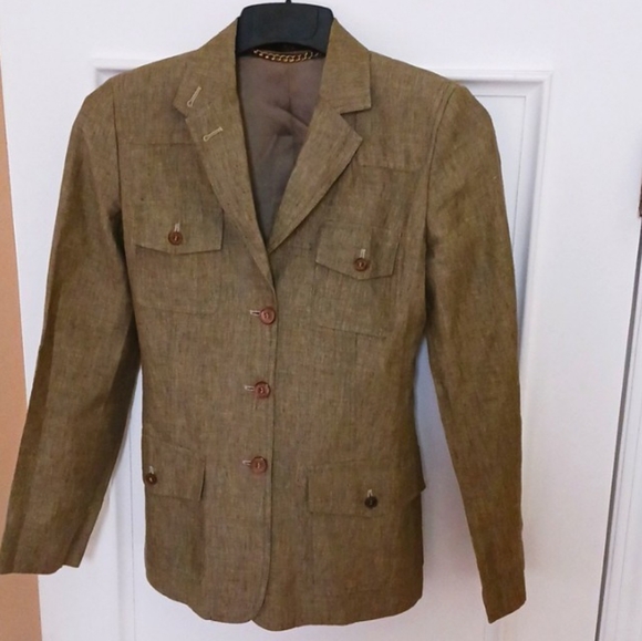 Vintage Daks London Linen Blazer - Picture 1 of 15